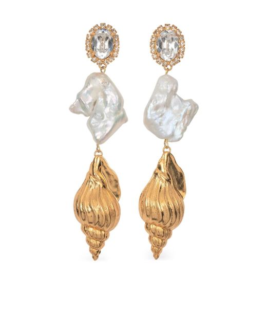 Jennifer Behr Adella crystal-embellished earrings