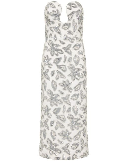 Rebecca Vallance Suki sequin-embellished midi dress