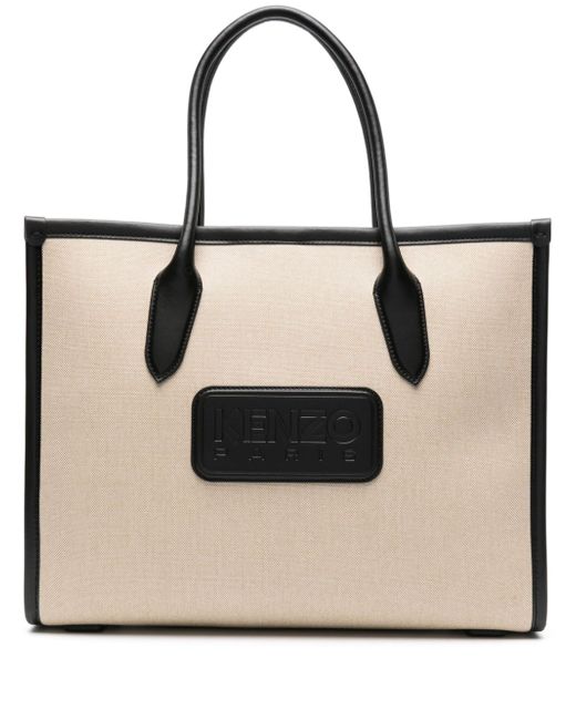 Kenzo large 18 canvas tote bag