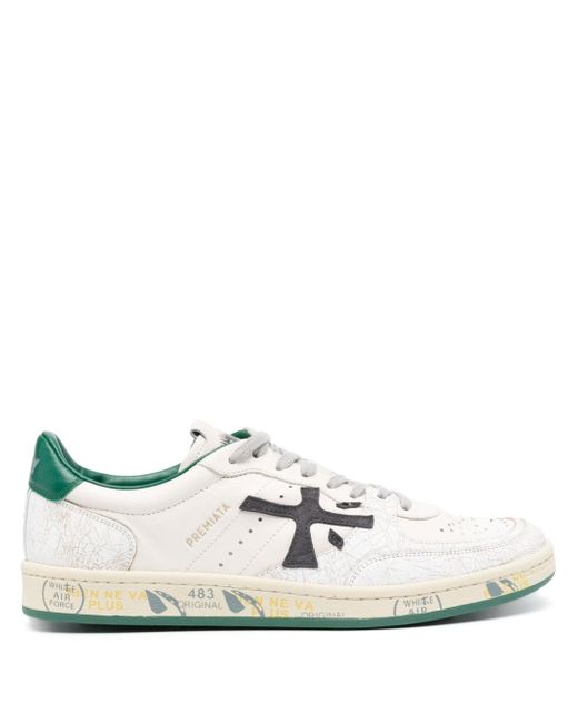 Premiata Clay low-top leather sneakers