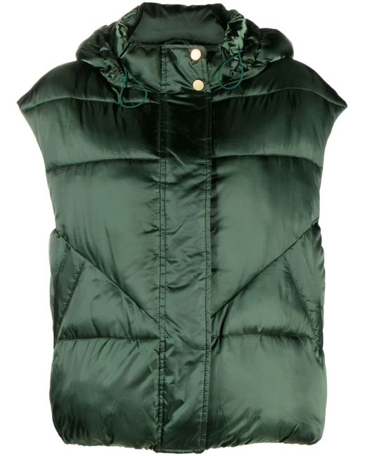 Patrizia Pepe hooded quilted gilet