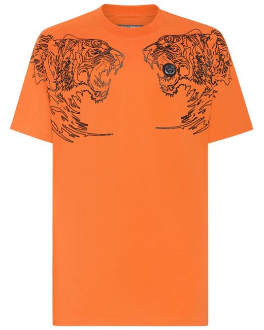 Plein Sport tiger-print T-shirt