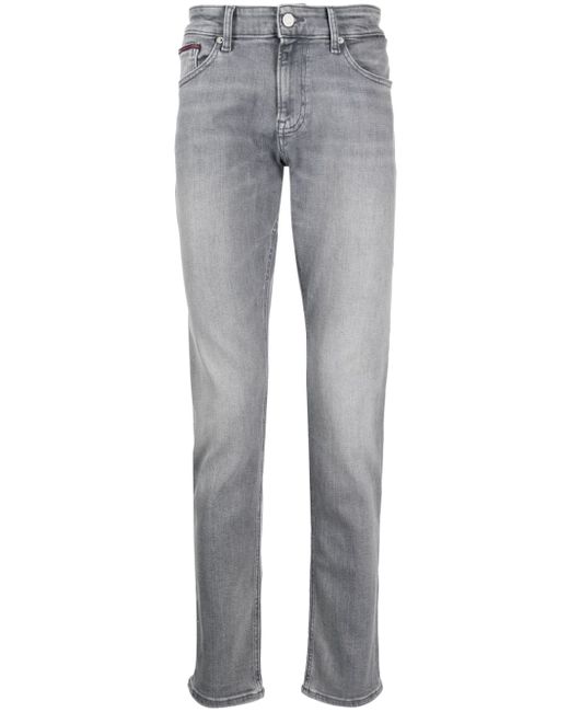 Tommy Jeans mid-rise tapered-leg jeans