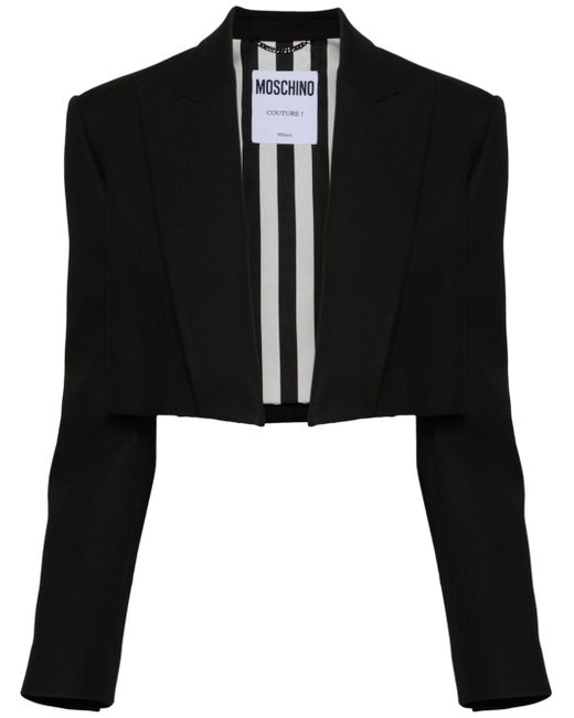 Moschino open-front cropped blazer
