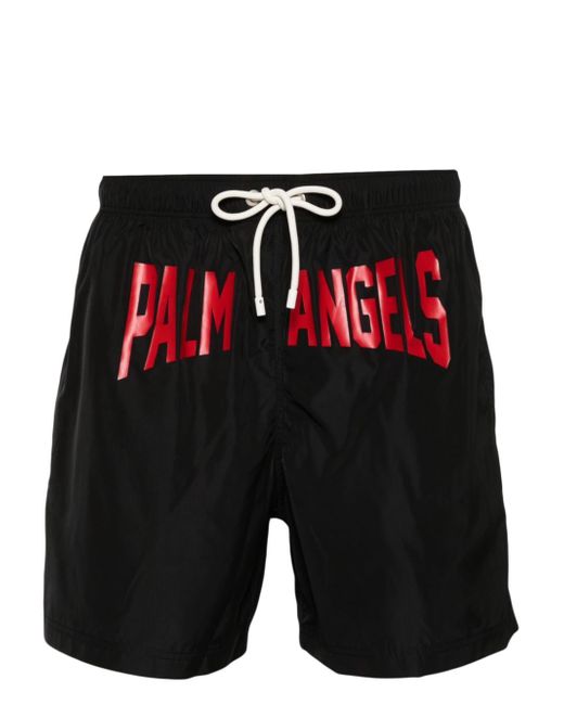 Palm Angels PA City logo-print swim shorts