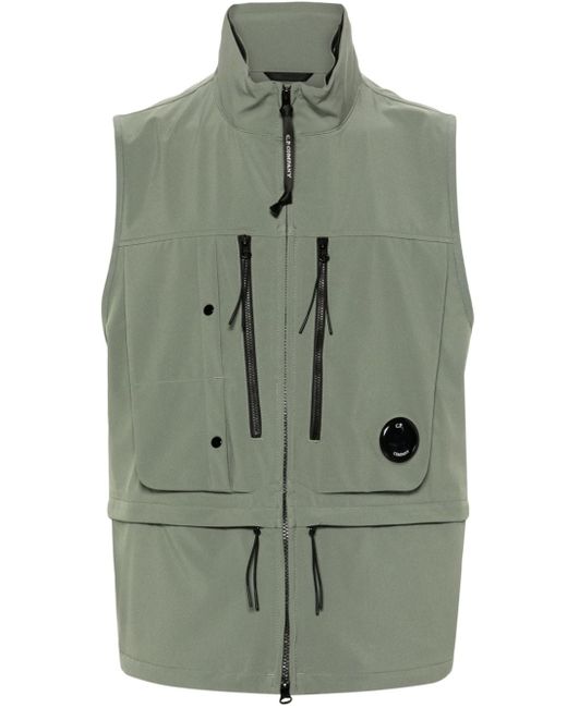 CP Company Lens-detail zip-up gilet