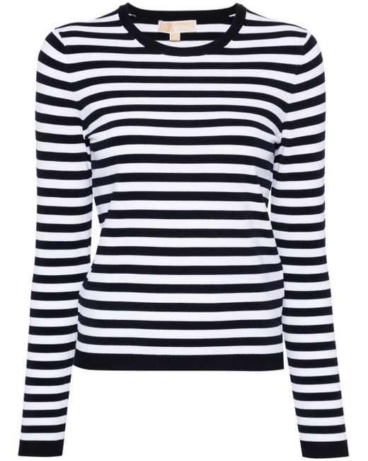 Michael Michael Kors striped fine-knit jumper