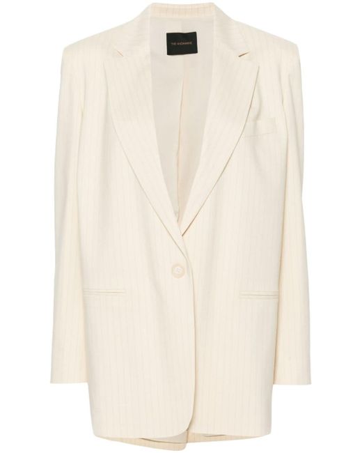 The Andamane single-breasted pinstriped blazer