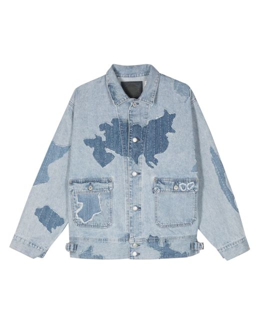 Levi's patchwork-design denim jacket