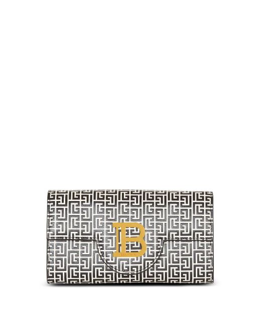 Balmain B-Buzz monogram-embossed wallet