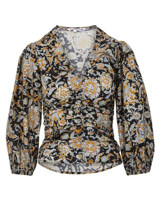 Veronica Beard Breanna floral-print blouse