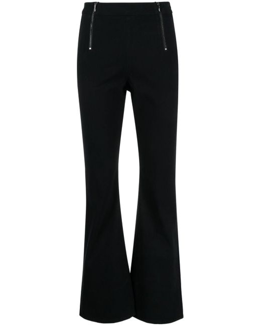 Izzue high-waist flared trousers
