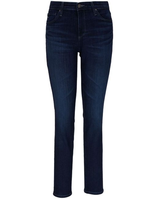 Ag Jeans Farrah mid-rise skinny jeans