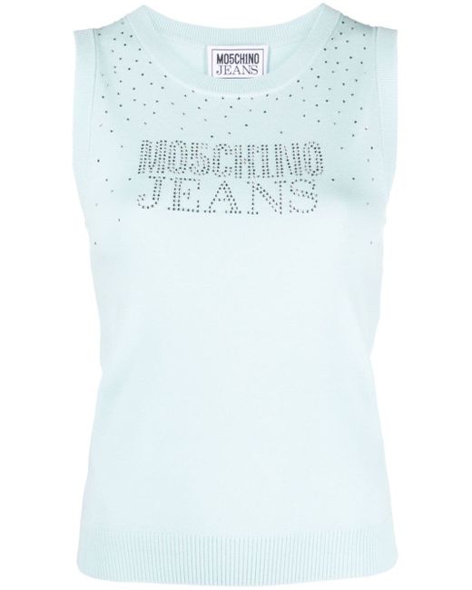Moschino Jeans logo-embellished tank top