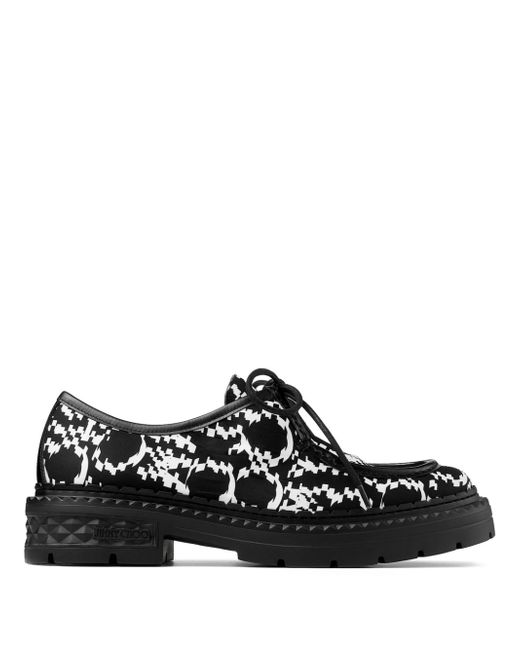 Jimmy Choo Marlow graphic-print loafers