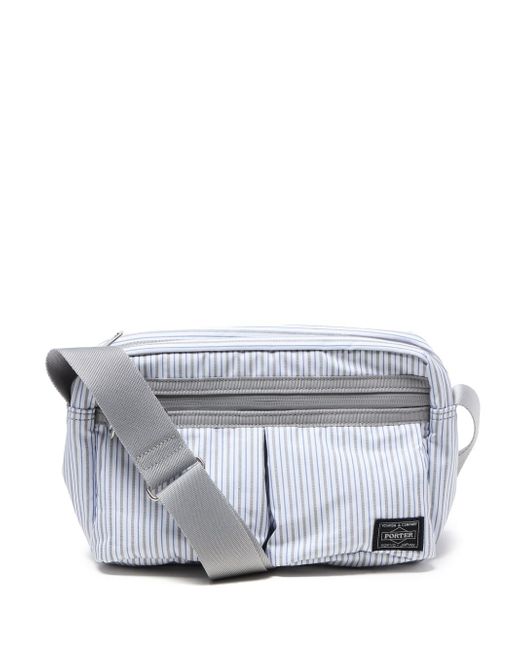 Comme Des Garçons Homme Plus x Porter striped messenger bag