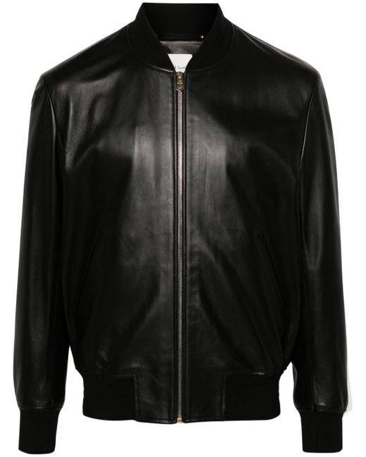 Paul Smith leather bomber jacket