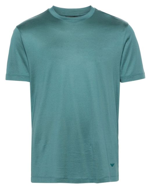 Emporio Armani logo-appliqué jersey T-shirt