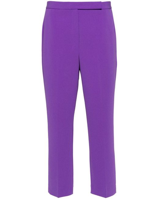 Theory high-waist slim-fit trousers