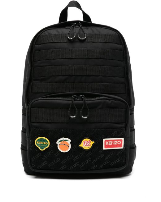 Kenzo Jungle patch-detailed backpack