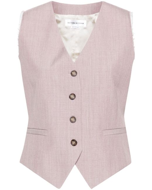 Victoria Beckham wool buttoned waistcoat