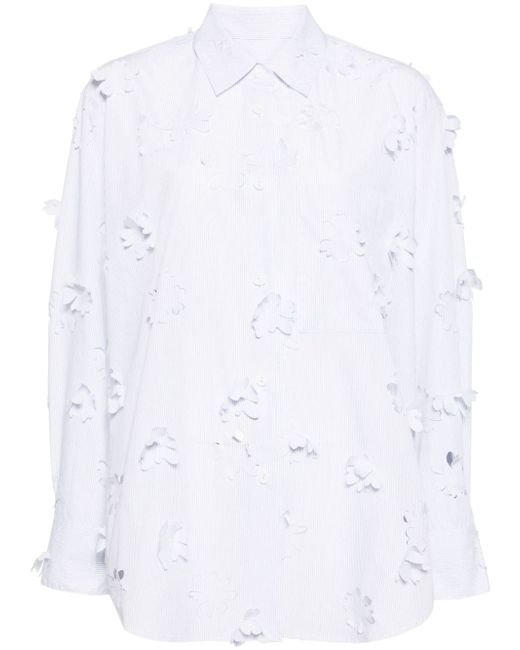 Jnby oversized cut-out shirt