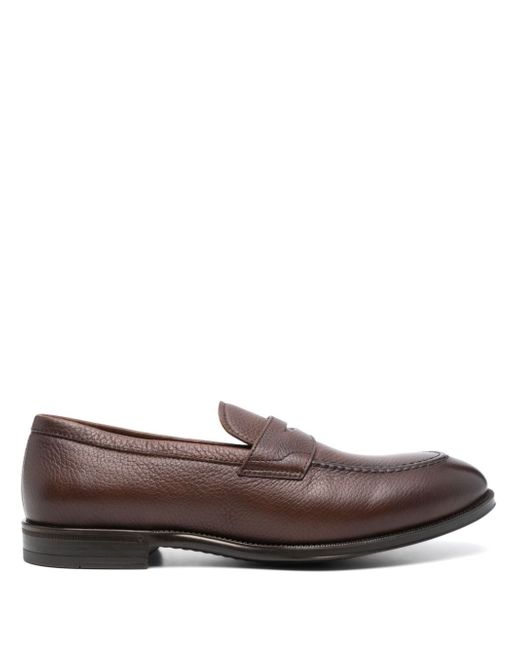 Henderson Baracco penny-slot leather loafers