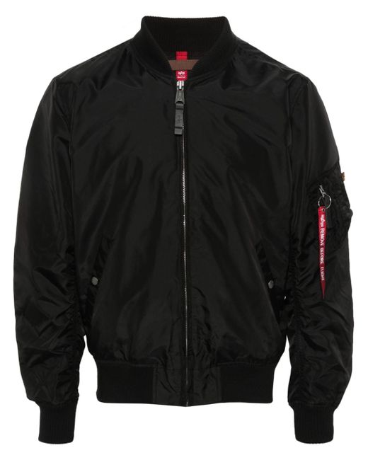 Alpha Industries zip-sleeve bomber jacket
