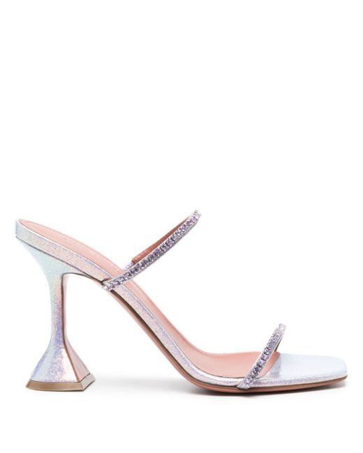 Amina Muaddi Gilda crystal-embellished sandals
