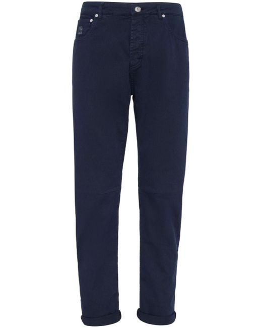 Brunello Cucinelli straight-leg cotton trousers