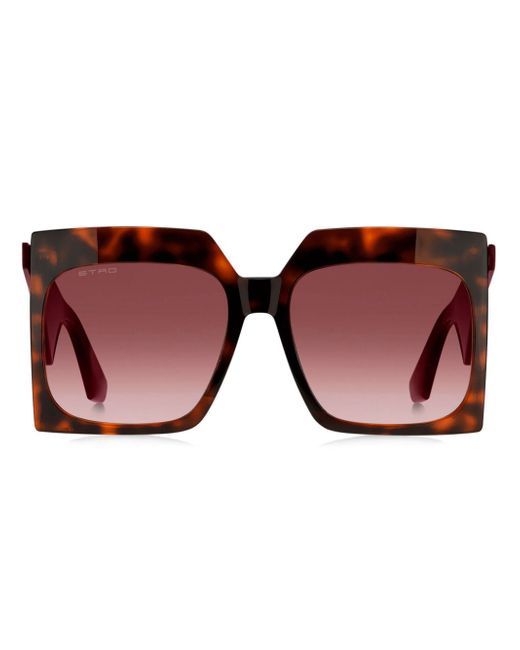 Etro Tailoring oversize-frame sunglasses