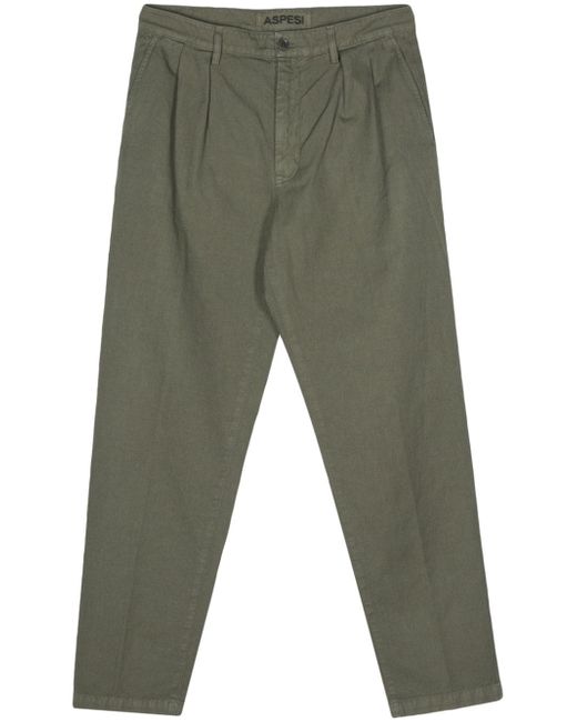 Aspesi dart-detailing tapered trousers