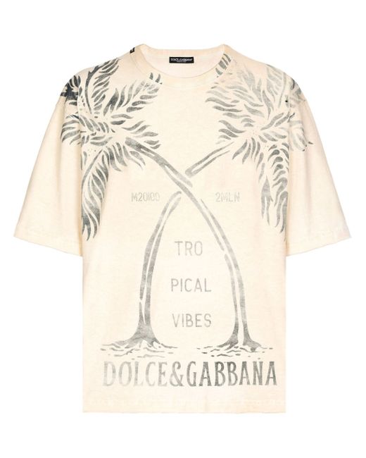 Dolce & Gabbana tree-print T-shirt