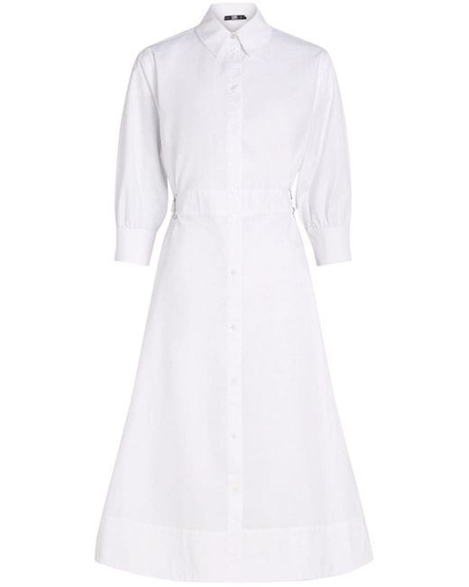 Karl Lagerfeld organic-cotton shirt dress