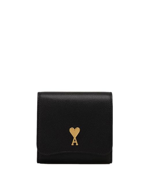 AMI Alexandre Mattiussi Paris compact leather wallet