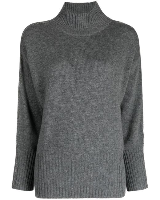 N.Peal high-neck cashmere jumper