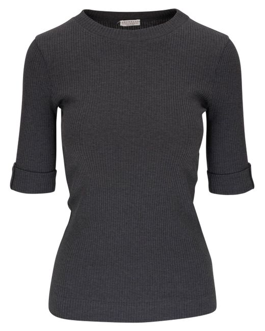 Brunello Cucinelli ribbed-knit top
