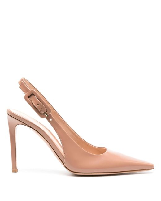 Gianvito Rossi Lindsay 95mm leather pumps