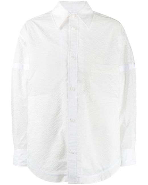 Thom Browne oversize ripstop shirt