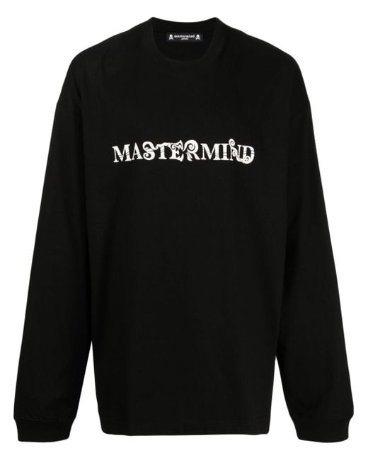 Mastermind Japan logo-print long-sleeve T-shirt