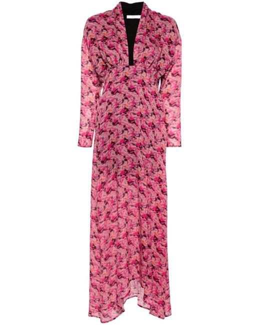 Iro Nollie floral-print maxi dress