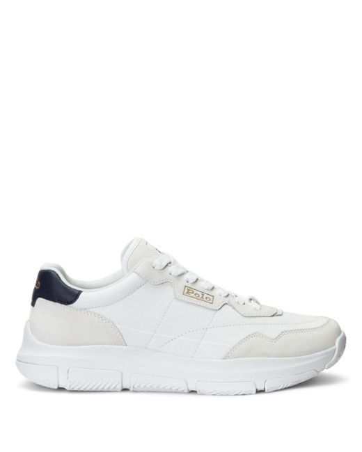 Polo Ralph Lauren panelled lace-up sneakers