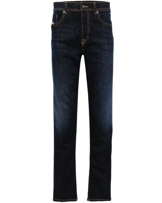 Diesel D-Finitive 009zs mid-rise straight-leg jeans