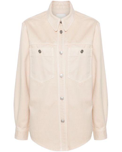 Isabel Marant patch pockets buttoned shirt-jacket