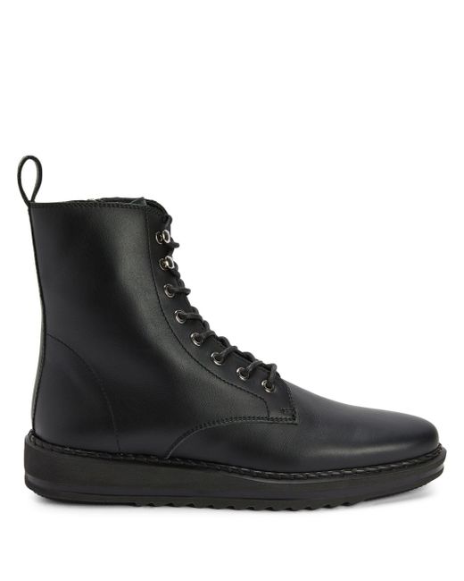 Giuseppe Zanotti Design Bassline leather ankle boots