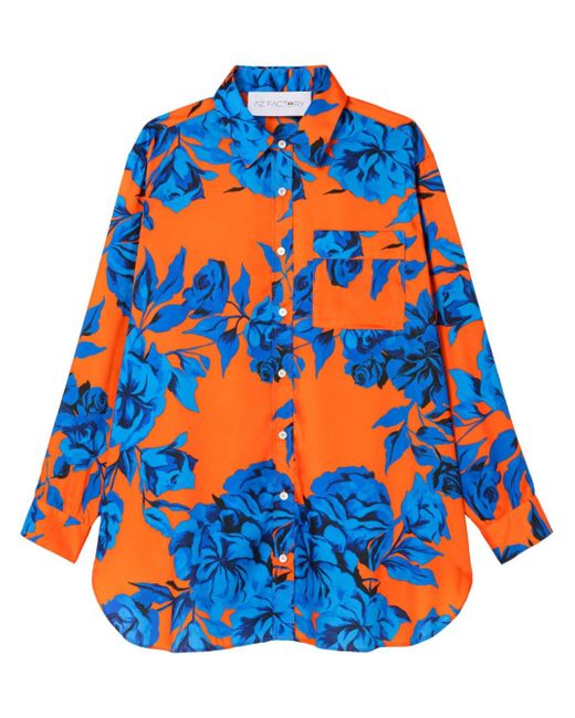 Az Factory Tiger Lily-print blouse