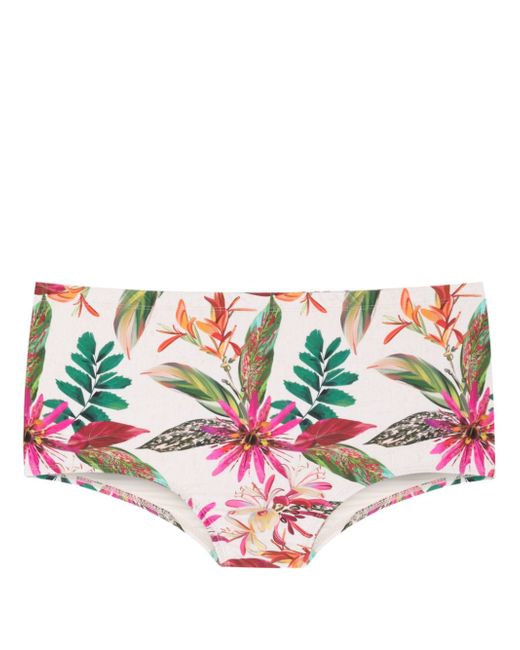 Lygia & Nanny Copacabana floral-print swimming trunks