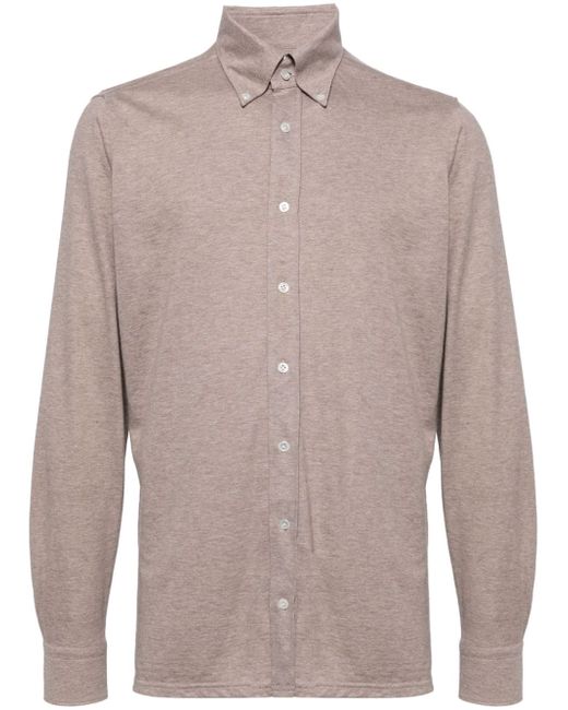 N.Peal cotton-cashmere blend shirt