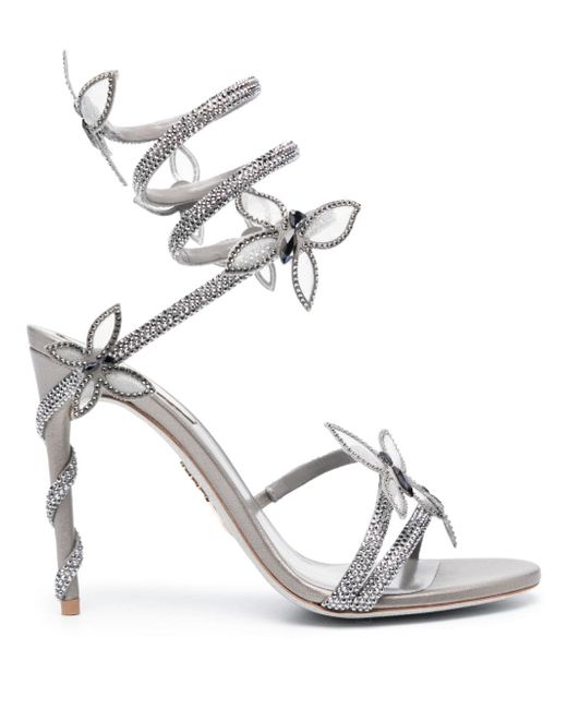 Rene Caovilla Margot 105mm crystal-embellished sandals