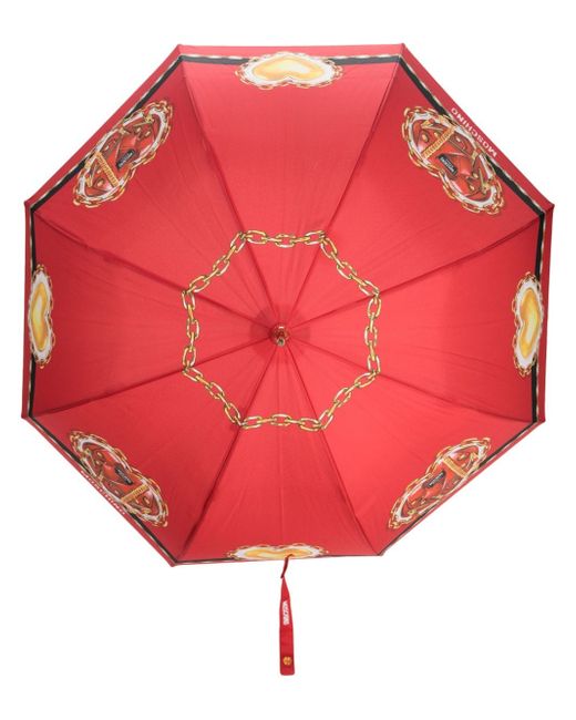 Moschino heart-print umbrella